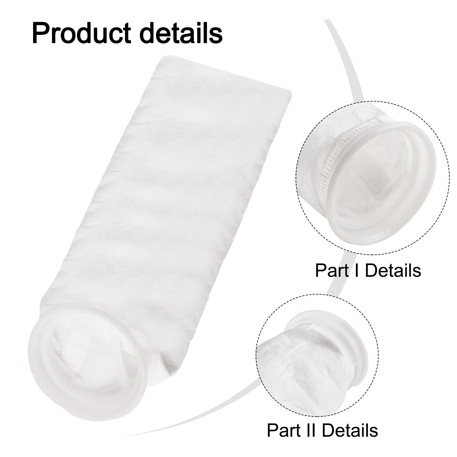 Pack of 3 High Performance Nonwoven Filter Bags for Diverse Filtration Needs - Imagen 37 de 48