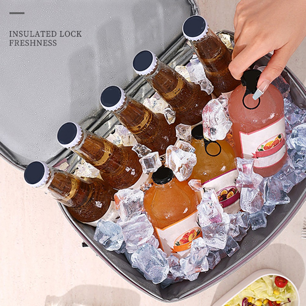 Sleek Multi Functional Large Capacity Lunch Bag For Active Individuals - Picture 20 of 20