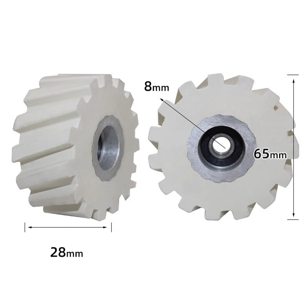 Für Kantenanleimmaschine Gummi Pressrad 65 mm x 12 mm x 28 mm Ersatz - Bild 15 von 18