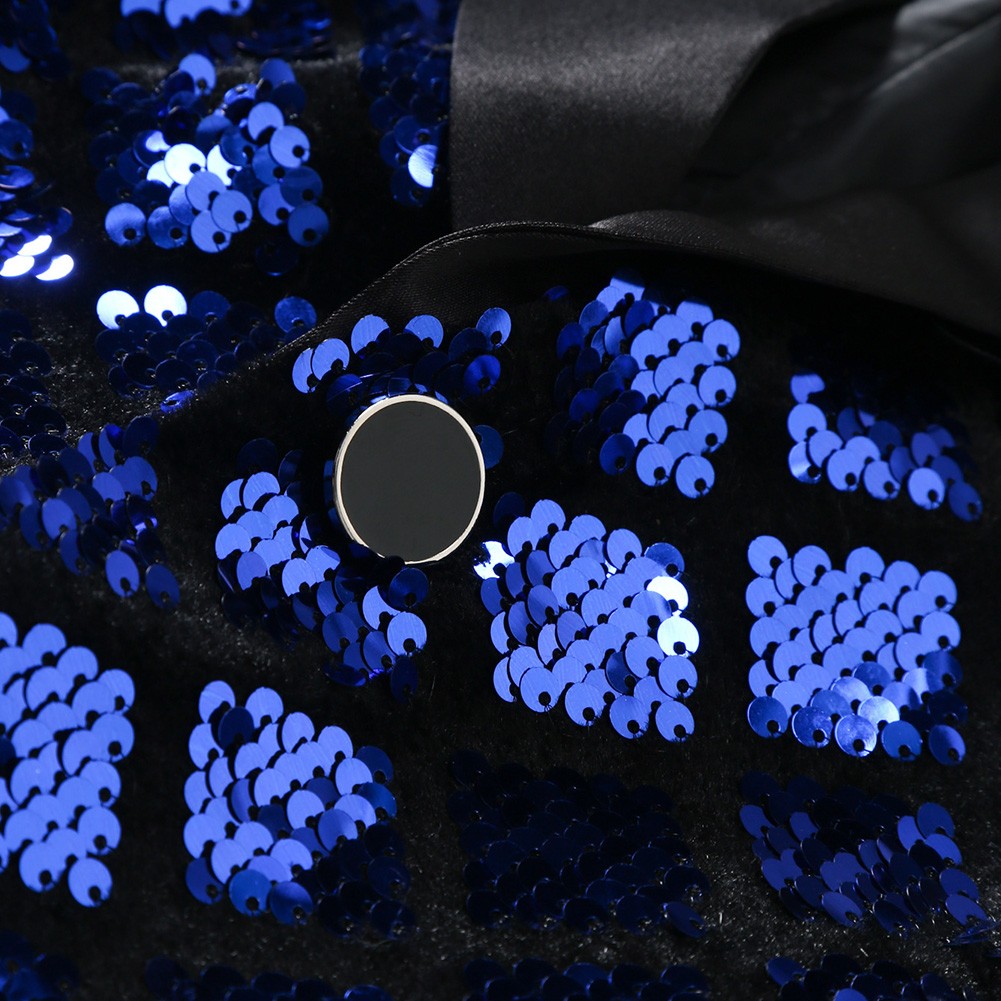 Trendy Diamond Sequin Suit Jacket for Men Available in Multiple Colors - Picture 19 of 52