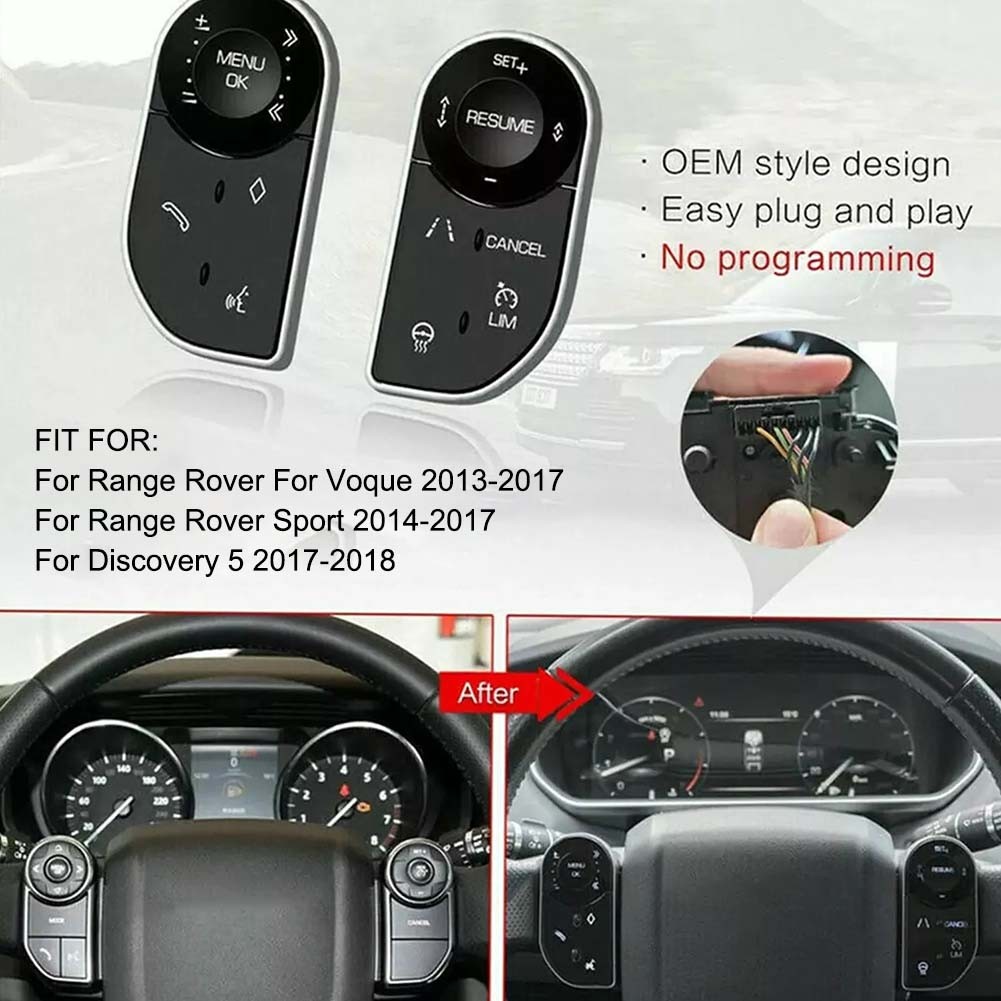 For Land Rover Replacement Steering Wheel Controls for Discovery Series - Picture 7 of 12