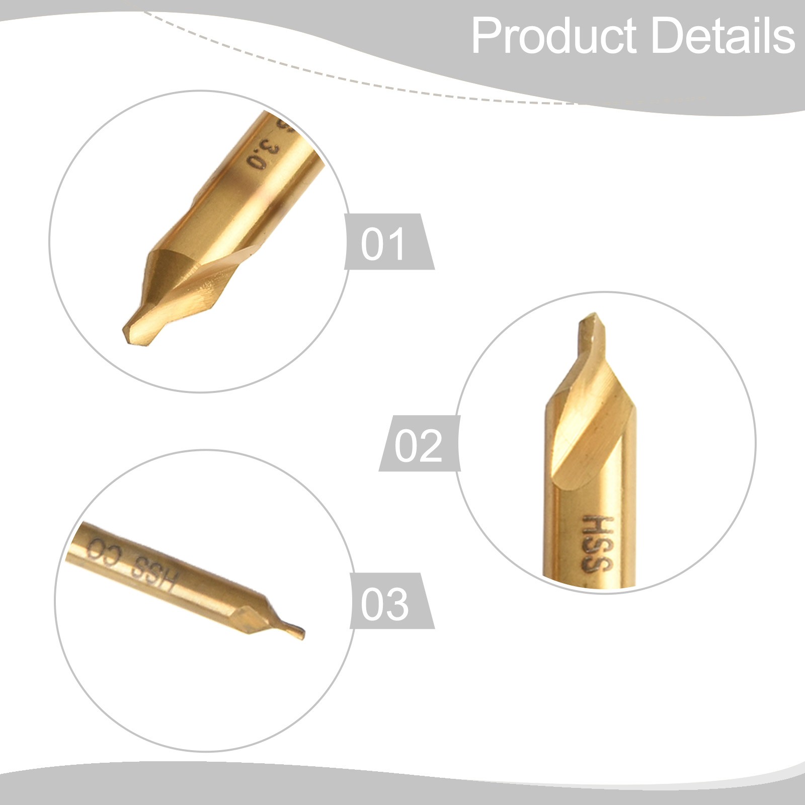 Enhanced Performance 6pcs Center Drill Bit Set for Metalworking Projects - Picture 17 of 27