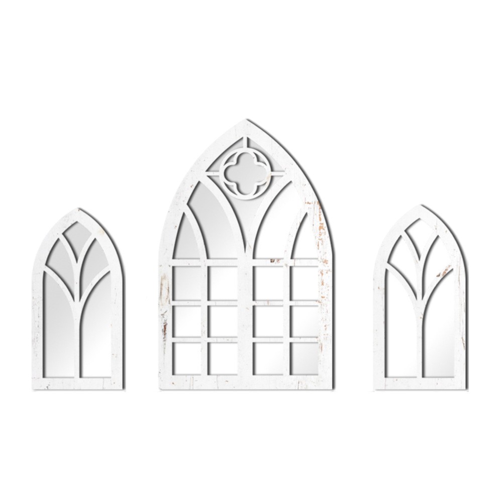 Unique Gothic Style Fake Window Mirror to Enhance Your Home Aesthetics - Picture 27 of 38