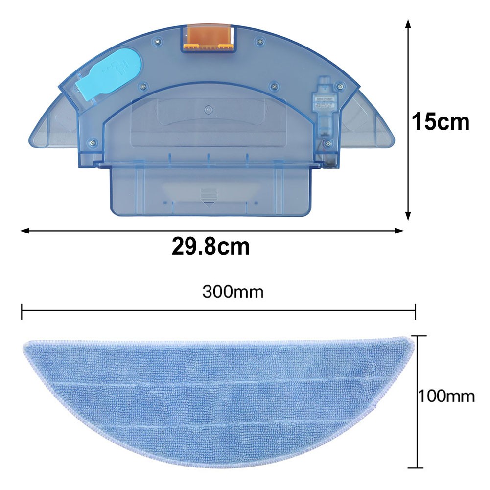 Replacement Mop Water Tank and Cloth for Redmond RV R650s For Okami UV90 - Picture 29 of 32