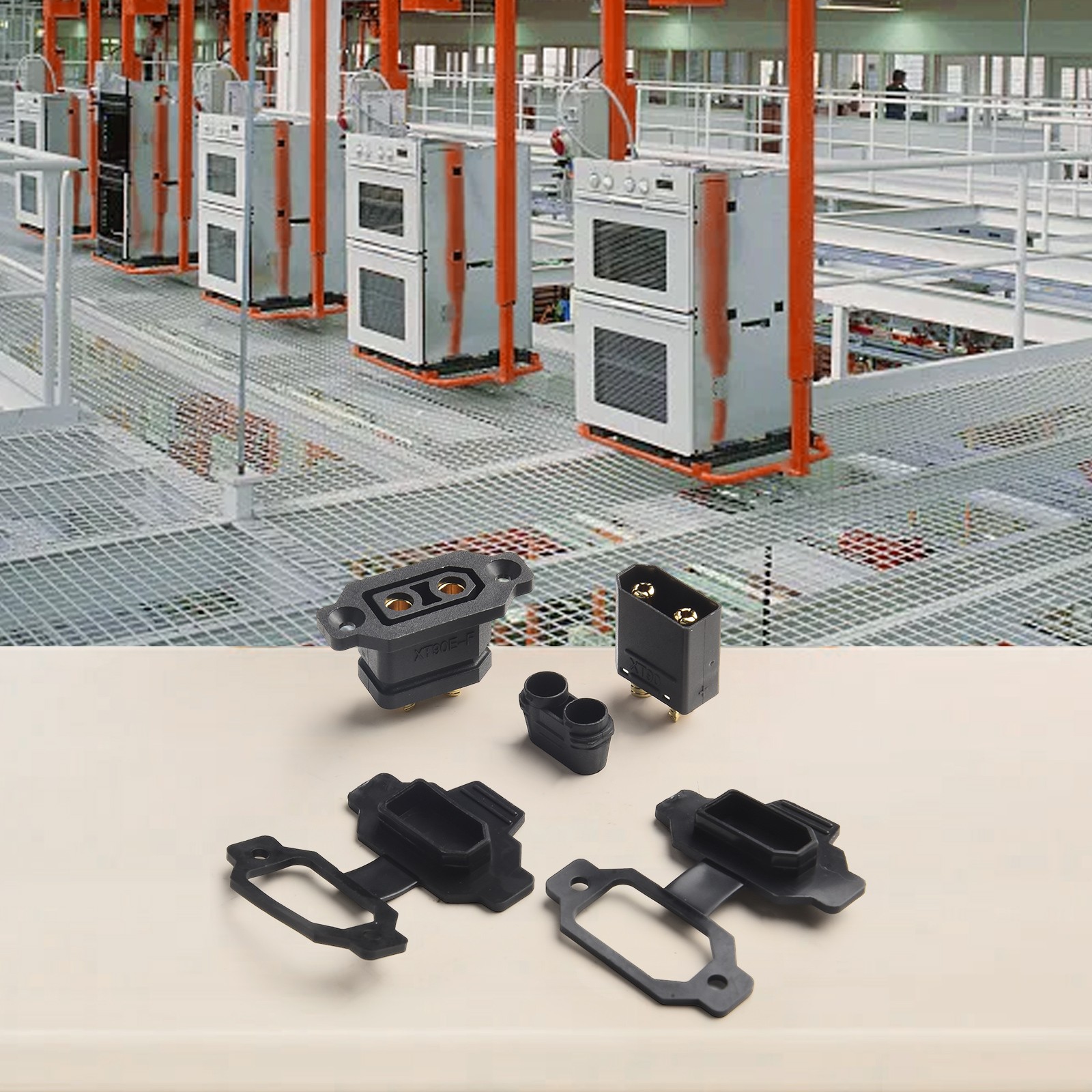 Ladestecker Feste Basis Präzise Spezifikationen Metallteile Oxidationsbeständig - Bild 55 von 62