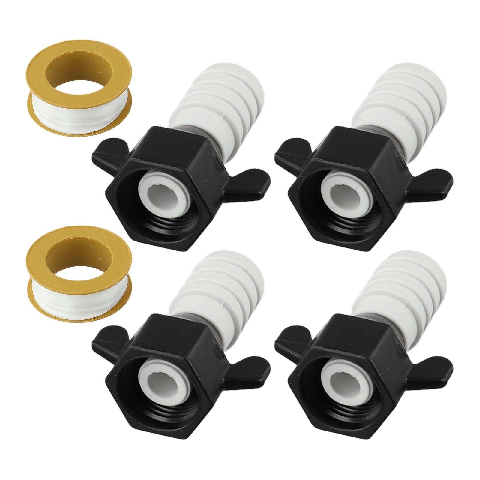4XSraccordi per pompa acqua camper girevoli dritti 1/2 raccordi PEX per filtri p - Foto 21 di 29