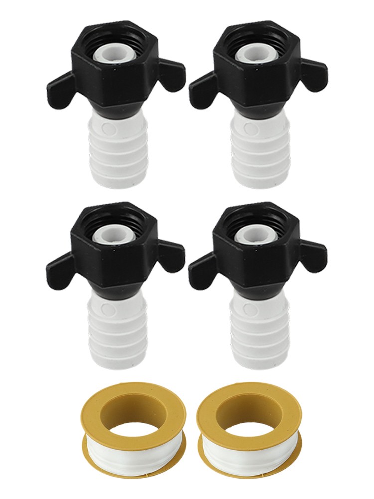 4XSraccordi per pompa acqua camper girevoli dritti 1/2 raccordi PEX per filtri p - Foto 20 di 29