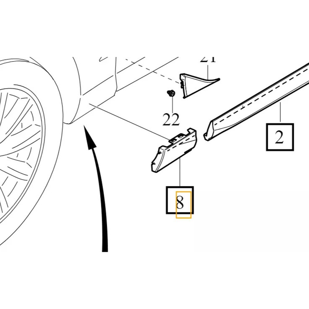 Easily Installed Fender Trim for Volvo For XC60 MK2 OEM Number Fitment - Picture 23 of 23