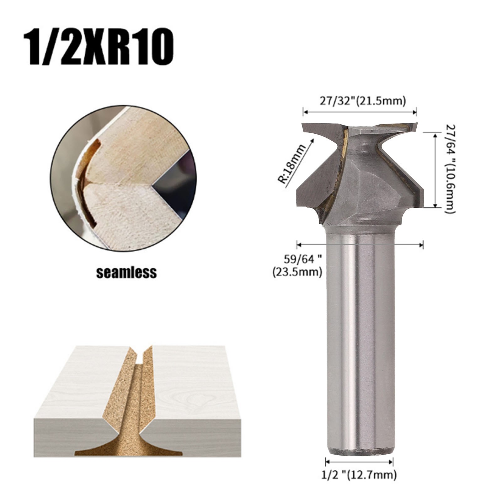 R10 Router Bit Integrated Design for Better Cutting Strength and Efficiency
