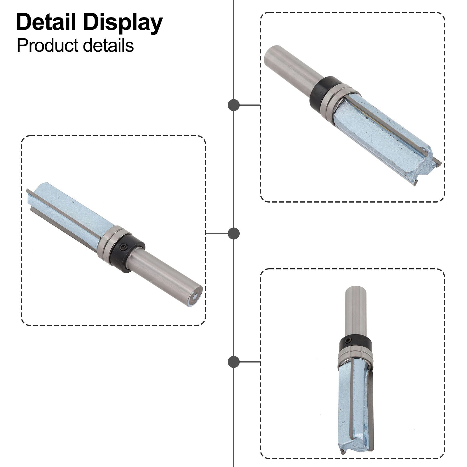Precision Engineered Router Bit 3 Tooth Design with a Strong 12mm Shank
