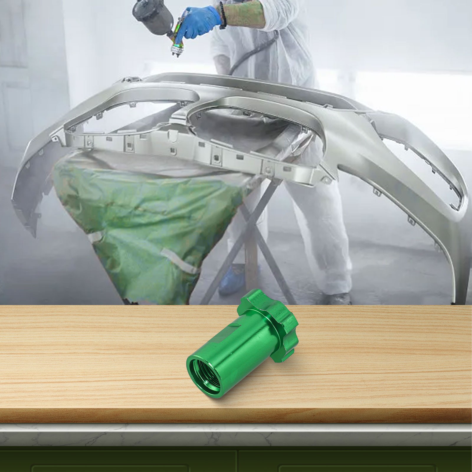 Quick Coupler Adapter for Paint Sprayer with For Measuring Cup Compatibility