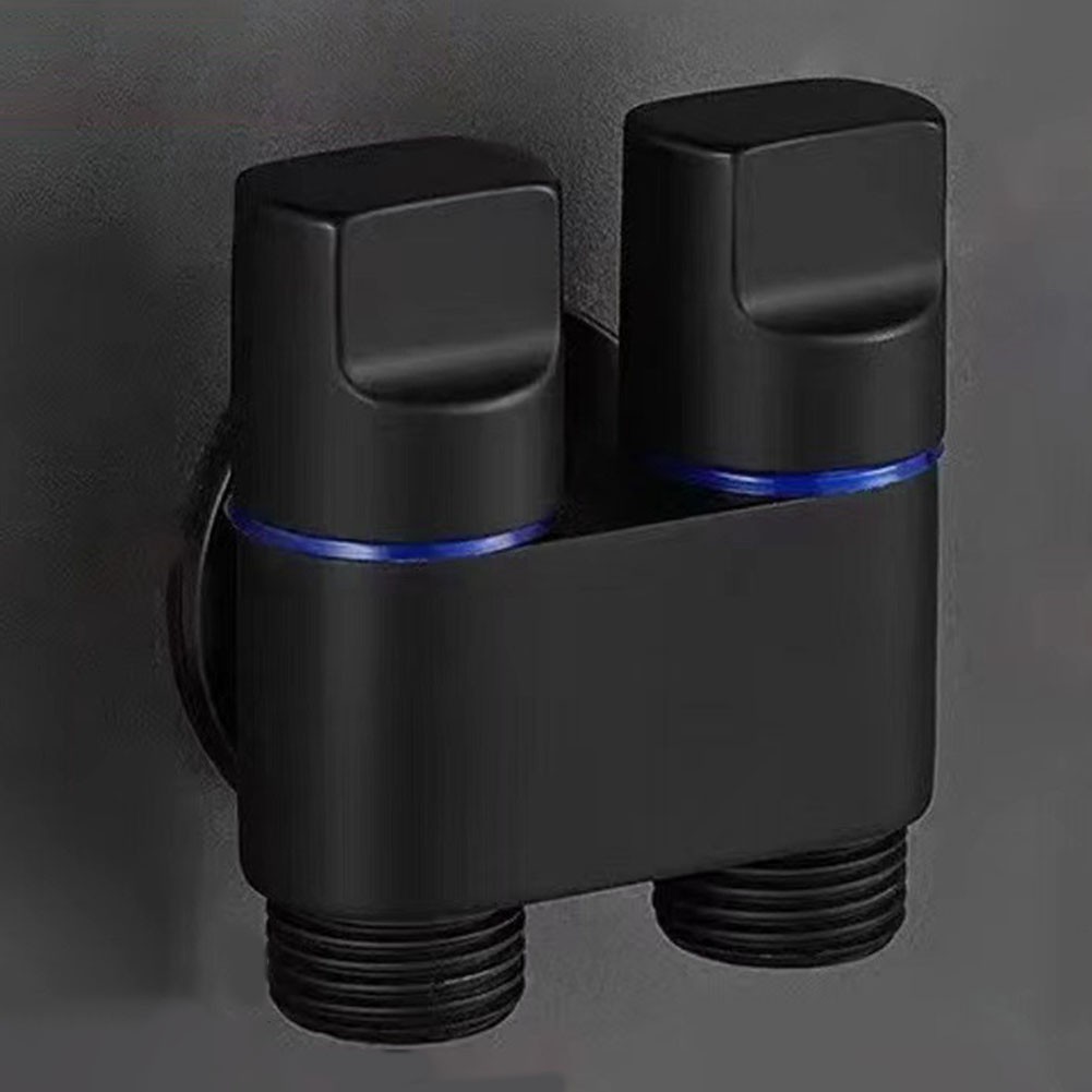Robuste Design Doppel Auslauf Wasserhahn Ventile perfekt f��r Hausinstallationen - Bild 23 von 35