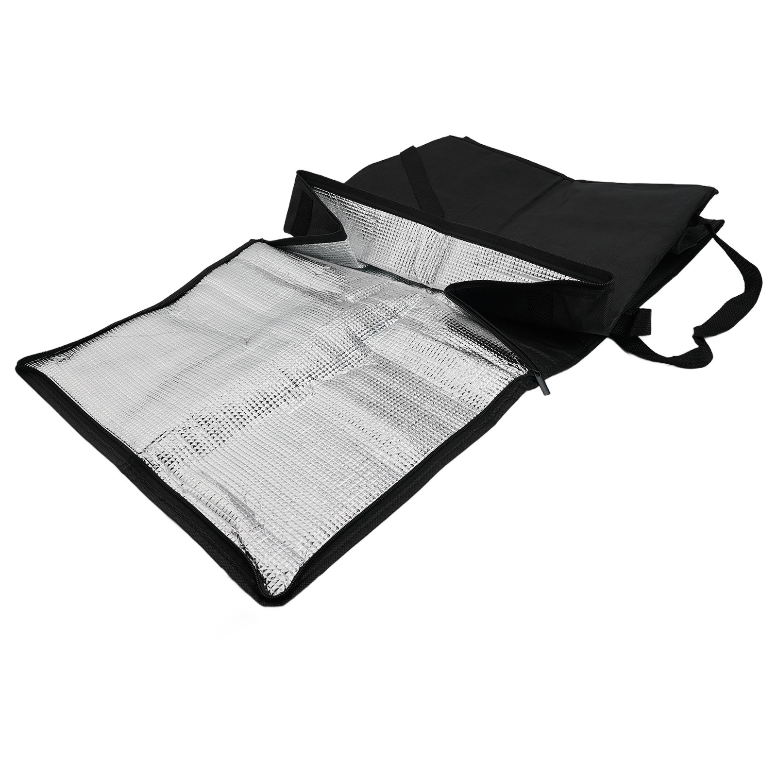 Insulated Pizza Delivery Bag Food Bag Insulated Grocery Bag Black And Red - Picture 31 of 51