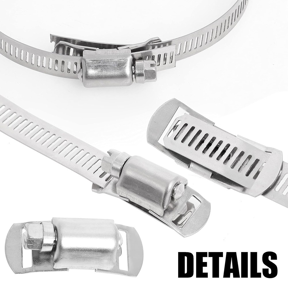 Worm Gear Adjustable Hose Clamps Made from Premium 304 Stainless Steel