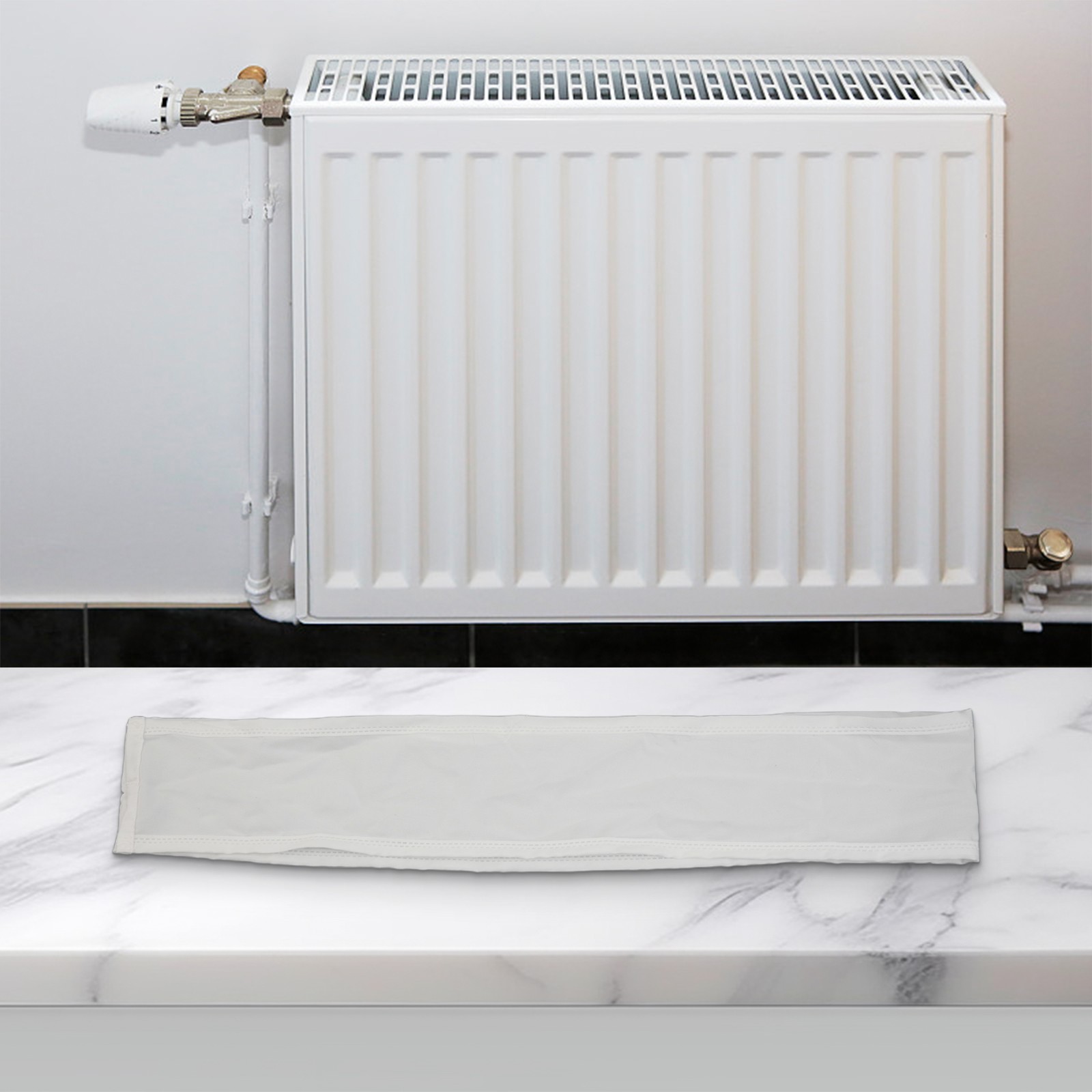 Home Decor Radiator Cover with Magnetic Fit and Dust Protection Features - Bild 42 von 81