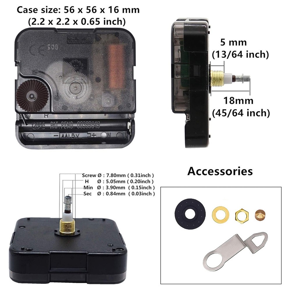 Reliable Quartz Movement Replacement Kit for All Your Clock Repair Needs