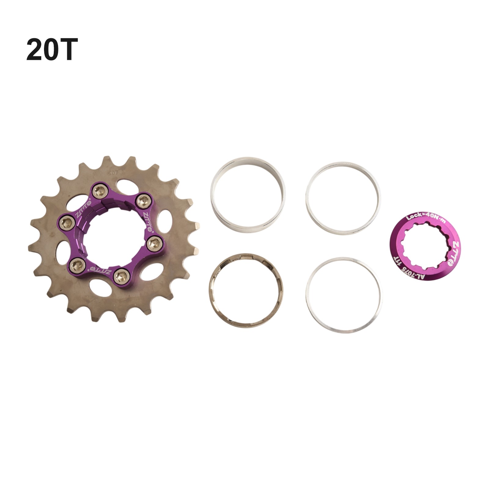 Adaptateur volant d'inertie vélo convertisseur pignon à vitesse unique pour outlet co