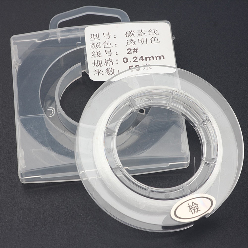 Fluorocarbon Kohlefaser Angelschnur Länge von 50m für sinkende Bedürfnisse - Bild 18 von 24