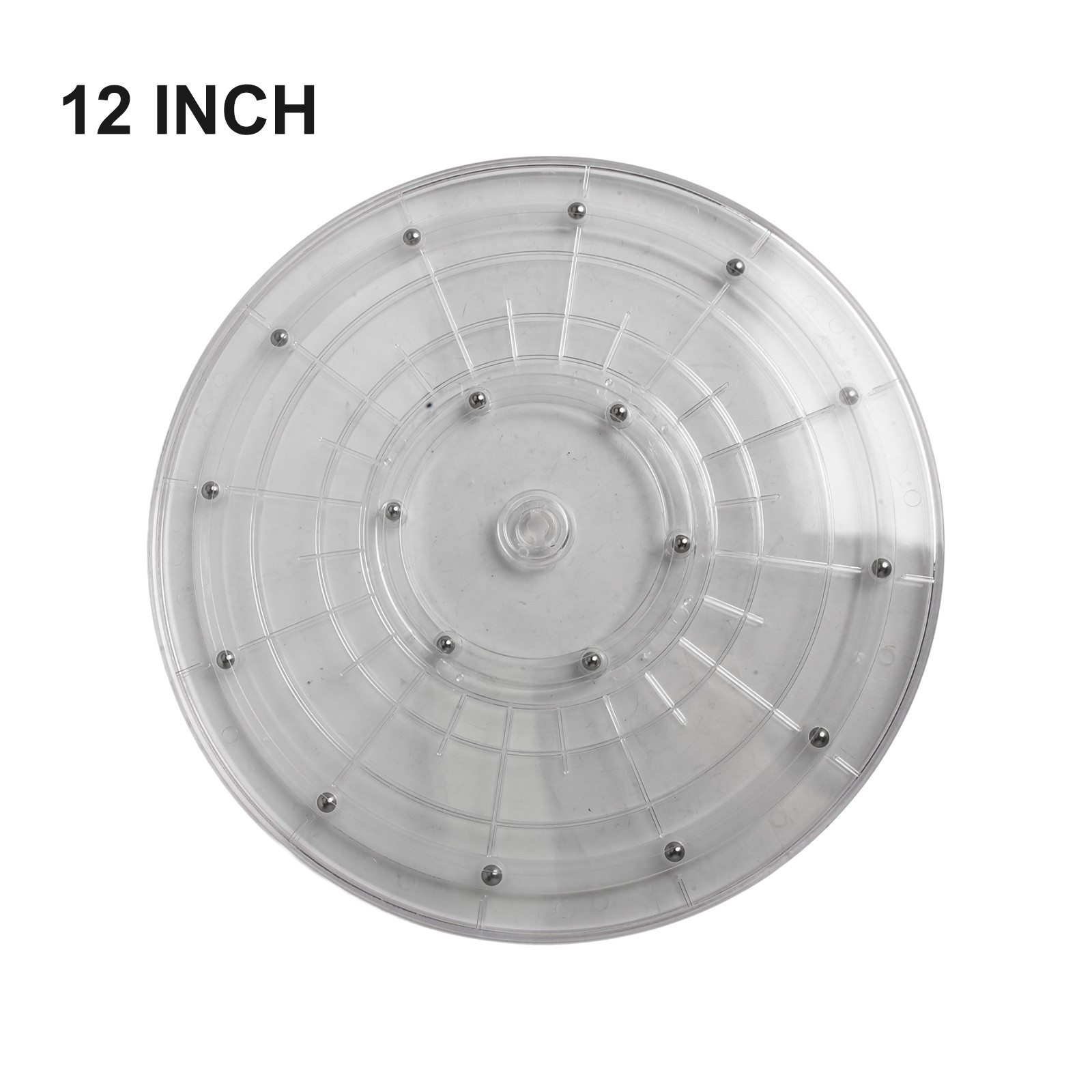 DIY Friendly Plastic Lazy Susan Turntable for Kitchen Spice Rack 8in (205mm) - Picture 21 of 31