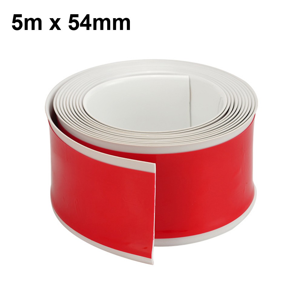 Customizable Length Flexible Baseboard Trim 5m PVC with Adhesive Support