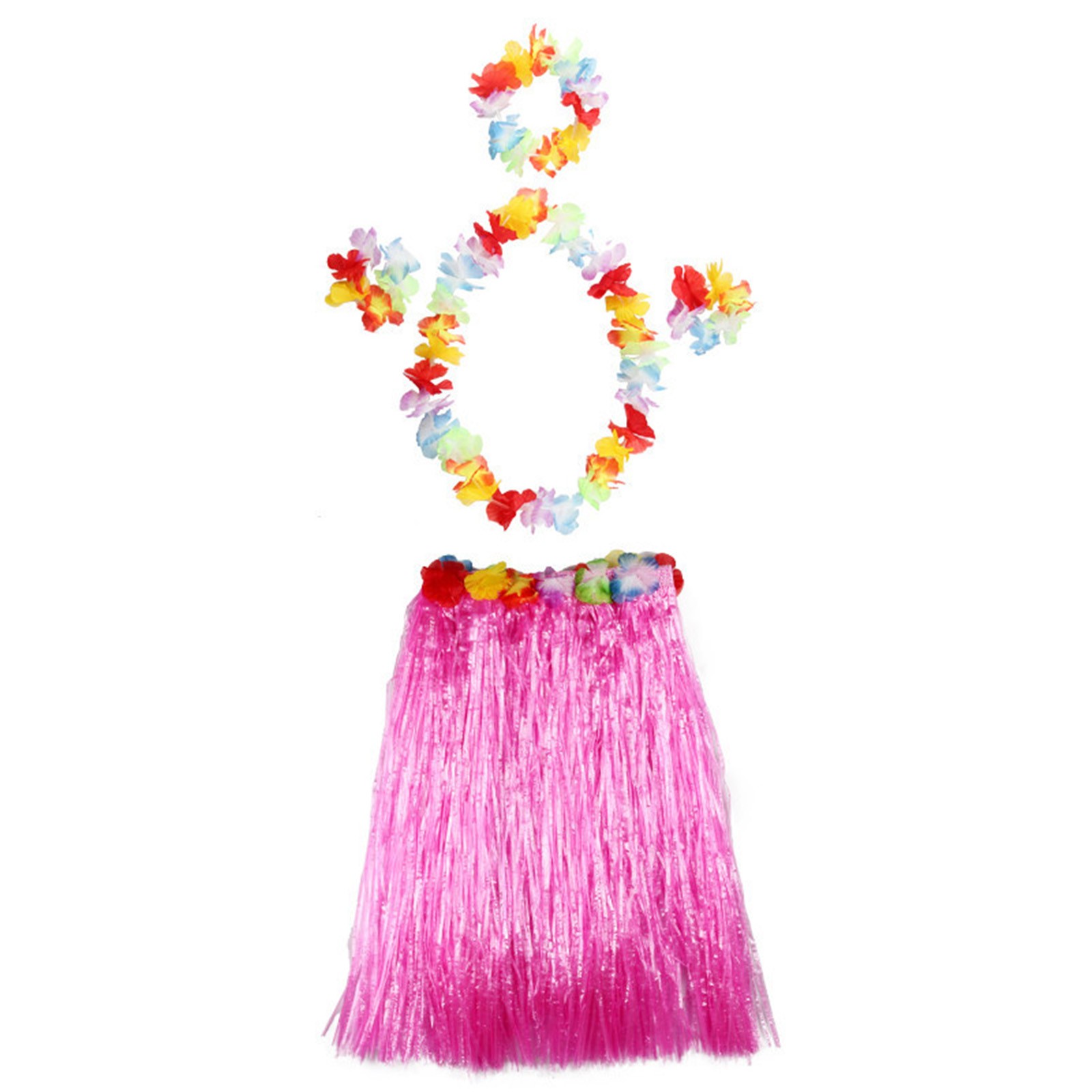 Stage Costumes acheter Grass Skirt Hawaiian Holiday Lei Plastic Playing Garland