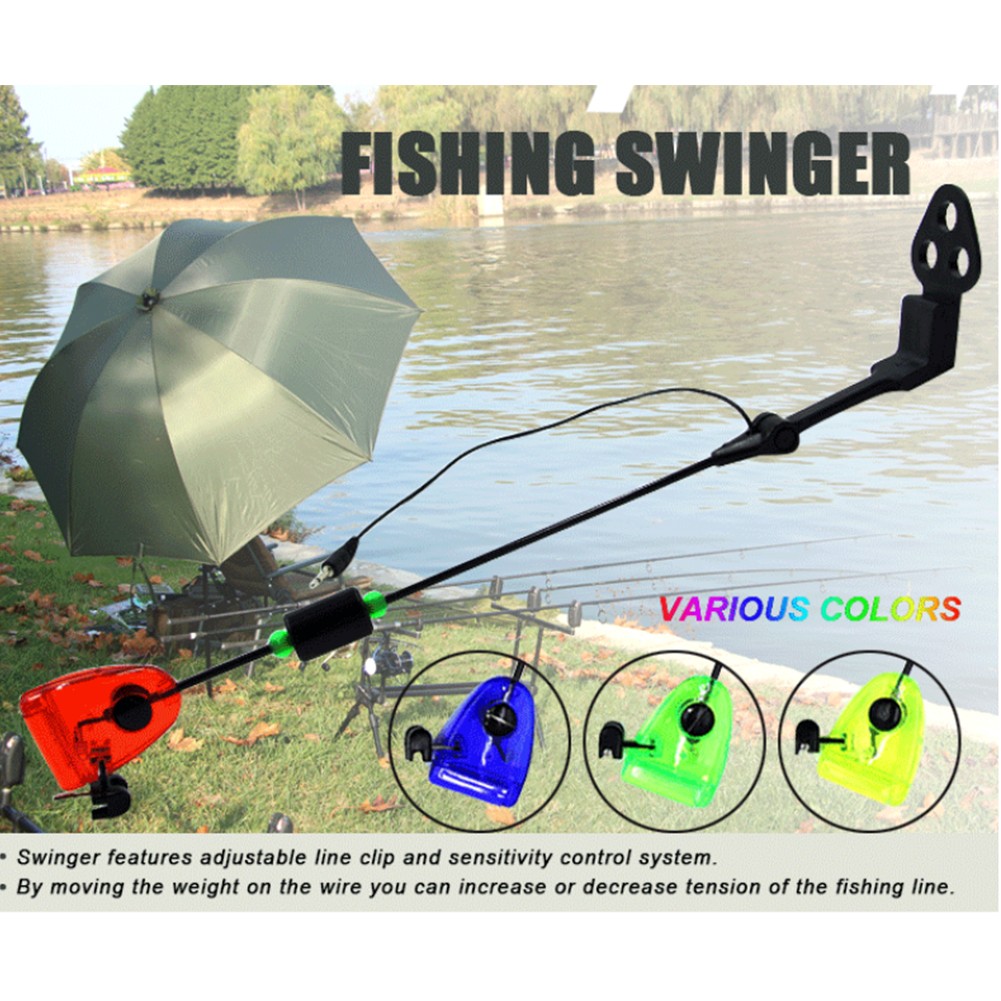 Adjustable Line Clip LED Fishing Alarm 25cm for Better Tension Control