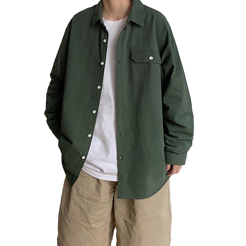 Lässige und bequeme Herren Langarmhemden mit Oversize-Passformoptionen - Bild 13 von 28