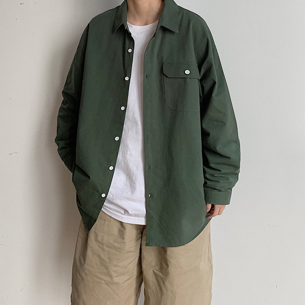 Lässige und bequeme Herren Langarmhemden mit Oversize-Passformoptionen - Bild 14 von 28
