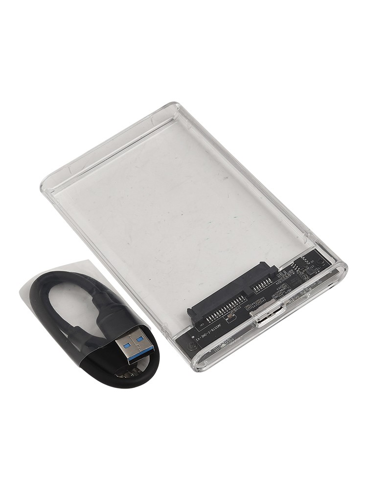 White and Grey USB 3 0Type C 2 5 inch For SATA SSD External Hard Drive Box