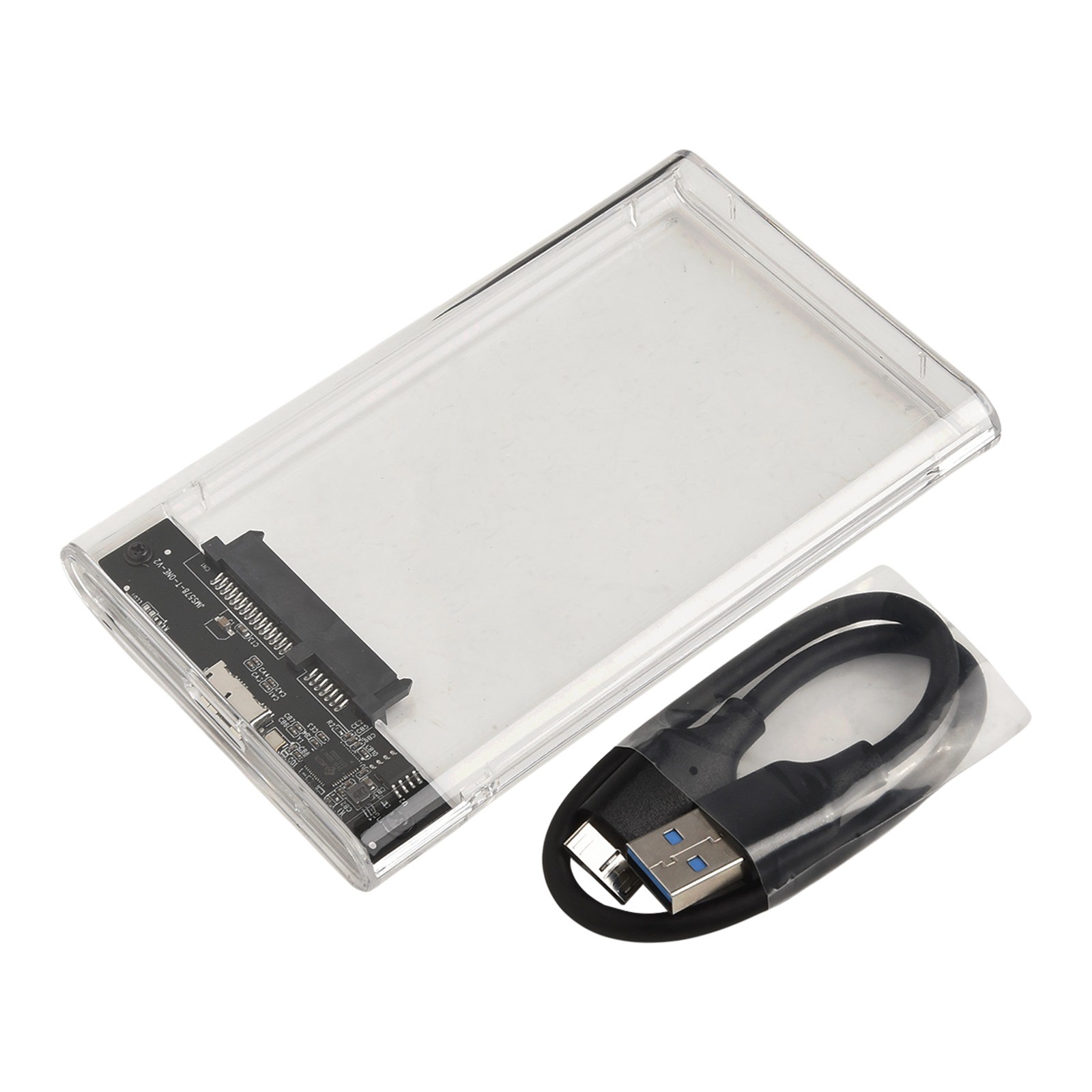 White and Grey USB 3 0Type C 2 5 inch For SATA SSD External Hard Drive Box