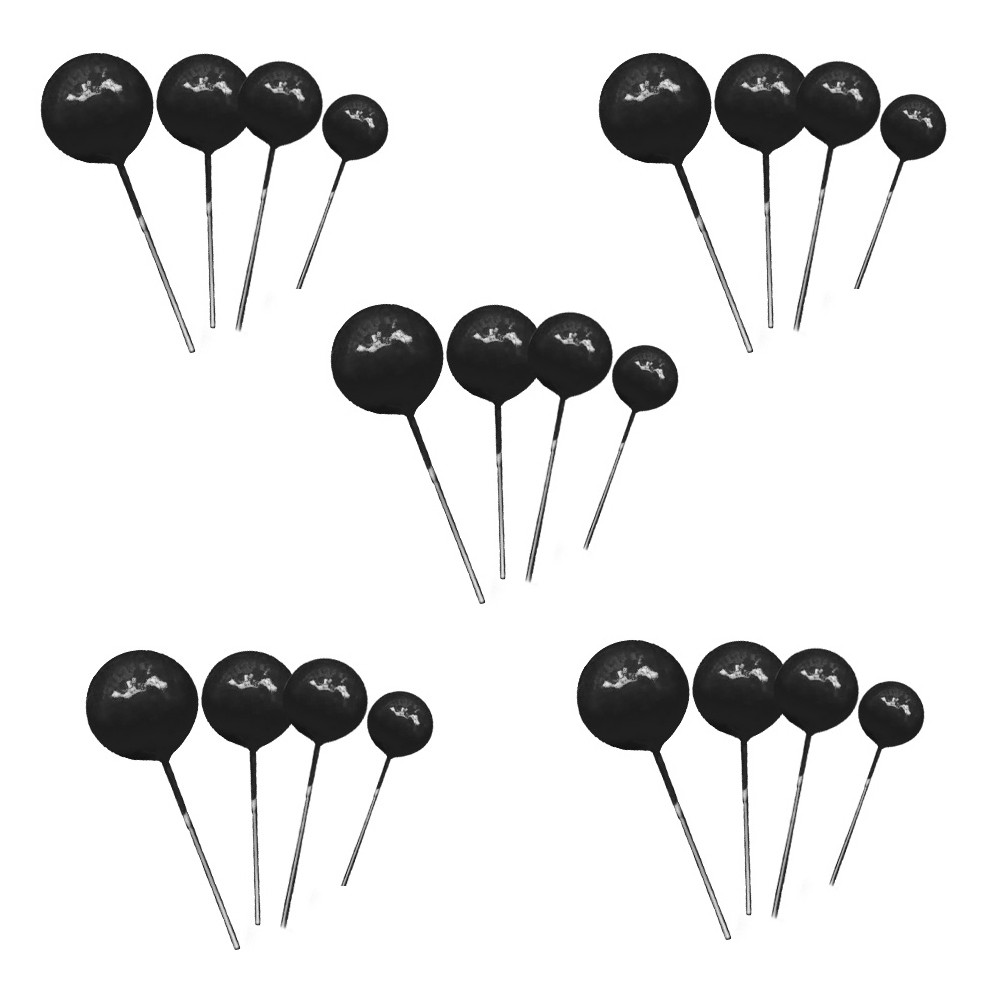 20 pièces boules décoratives dorées pour créatives pour dessins de gâteaux - Bild 23 von 29