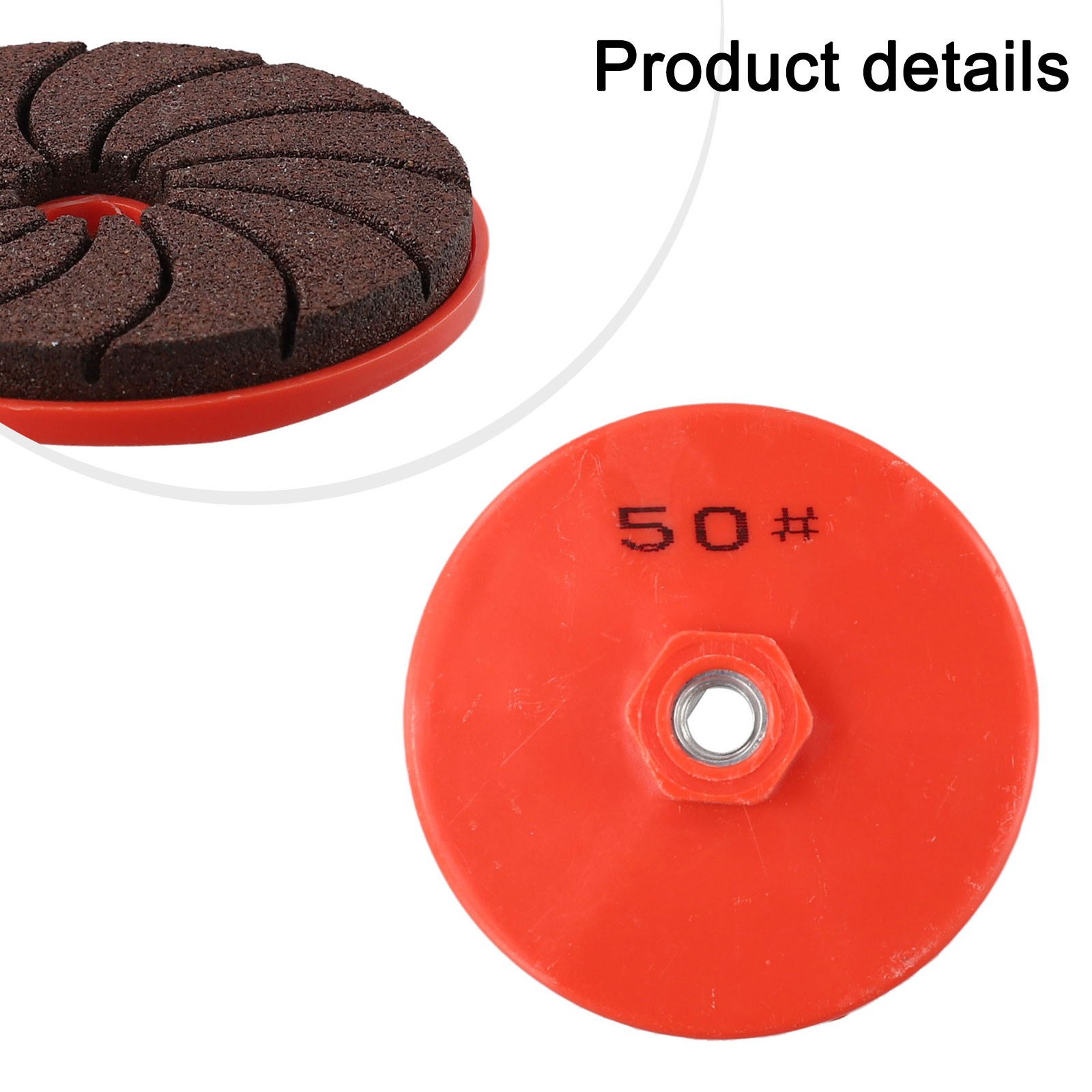 Buff Disc Abrasive 80mm Polishing Disc For DIY Projects M10 Spiral Interface