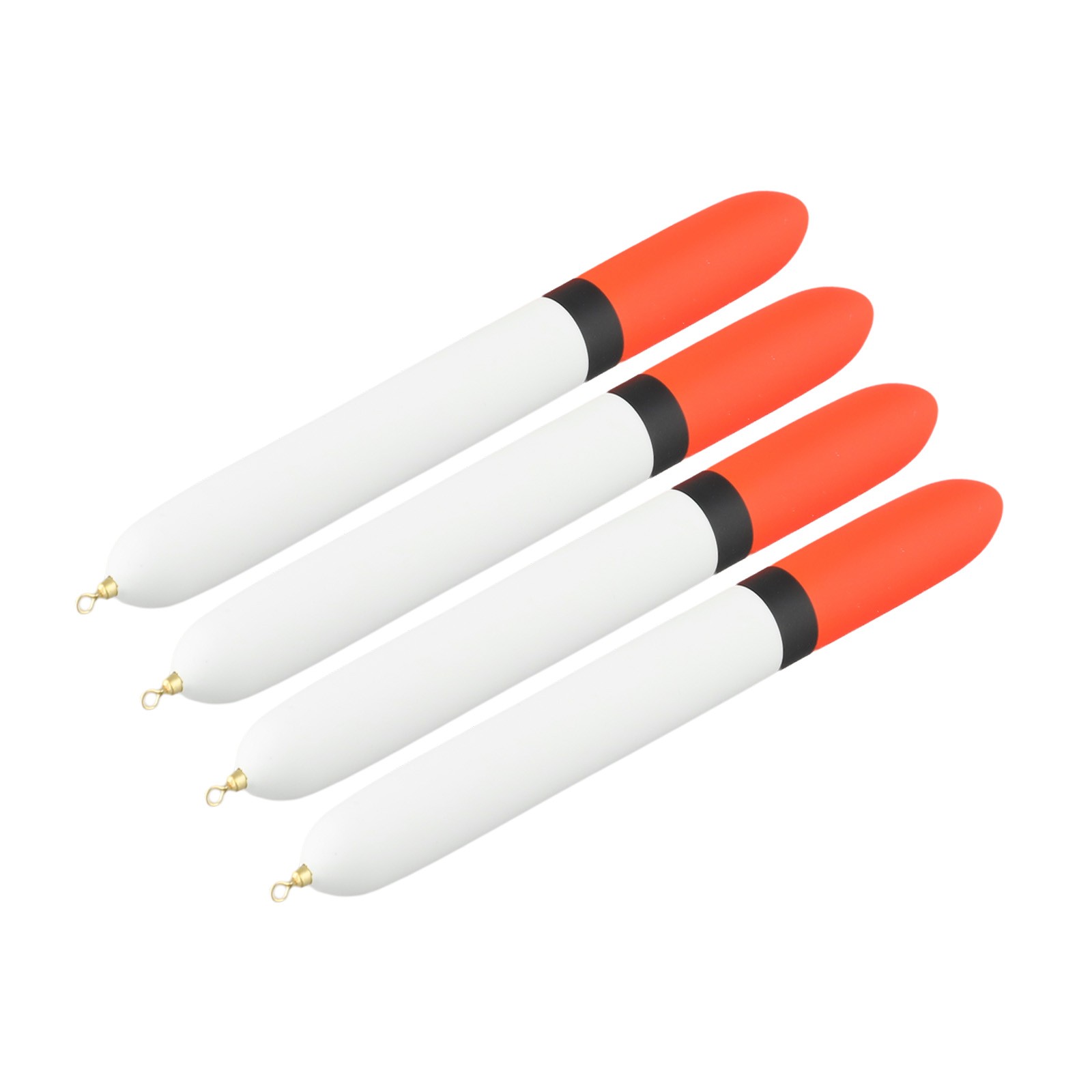 Flotteurs de vente en gros pêche sensibles 8g 14pcs avec pointe orange vif pour visibilité