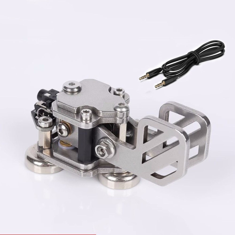 Customizable Double Paddle Telegrapher's Key in Premium Stainless Steel - Afbeelding 9 van 9