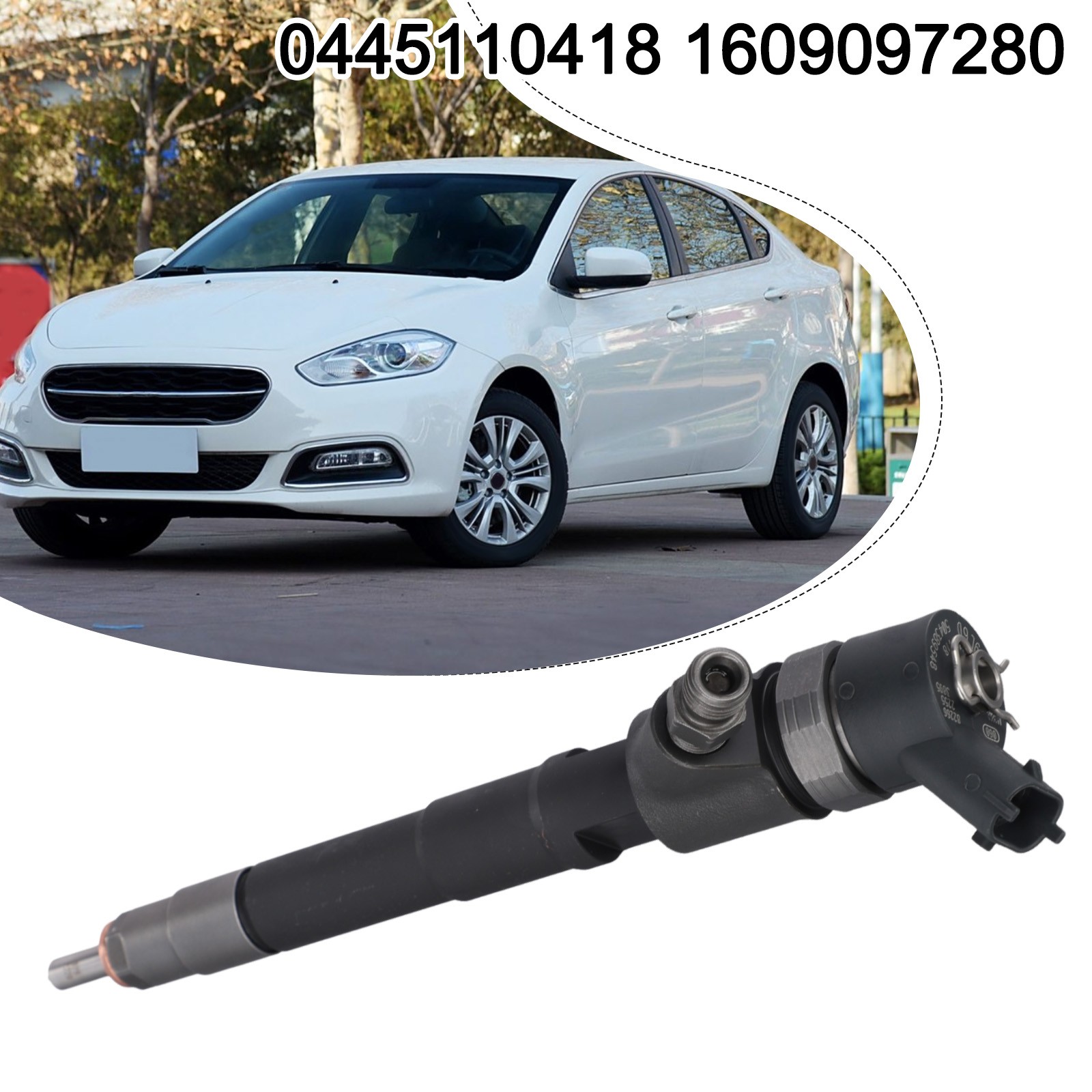 High Quality Fuel Injector for Fiat For Ducato 5801594342 504389548 1609097280