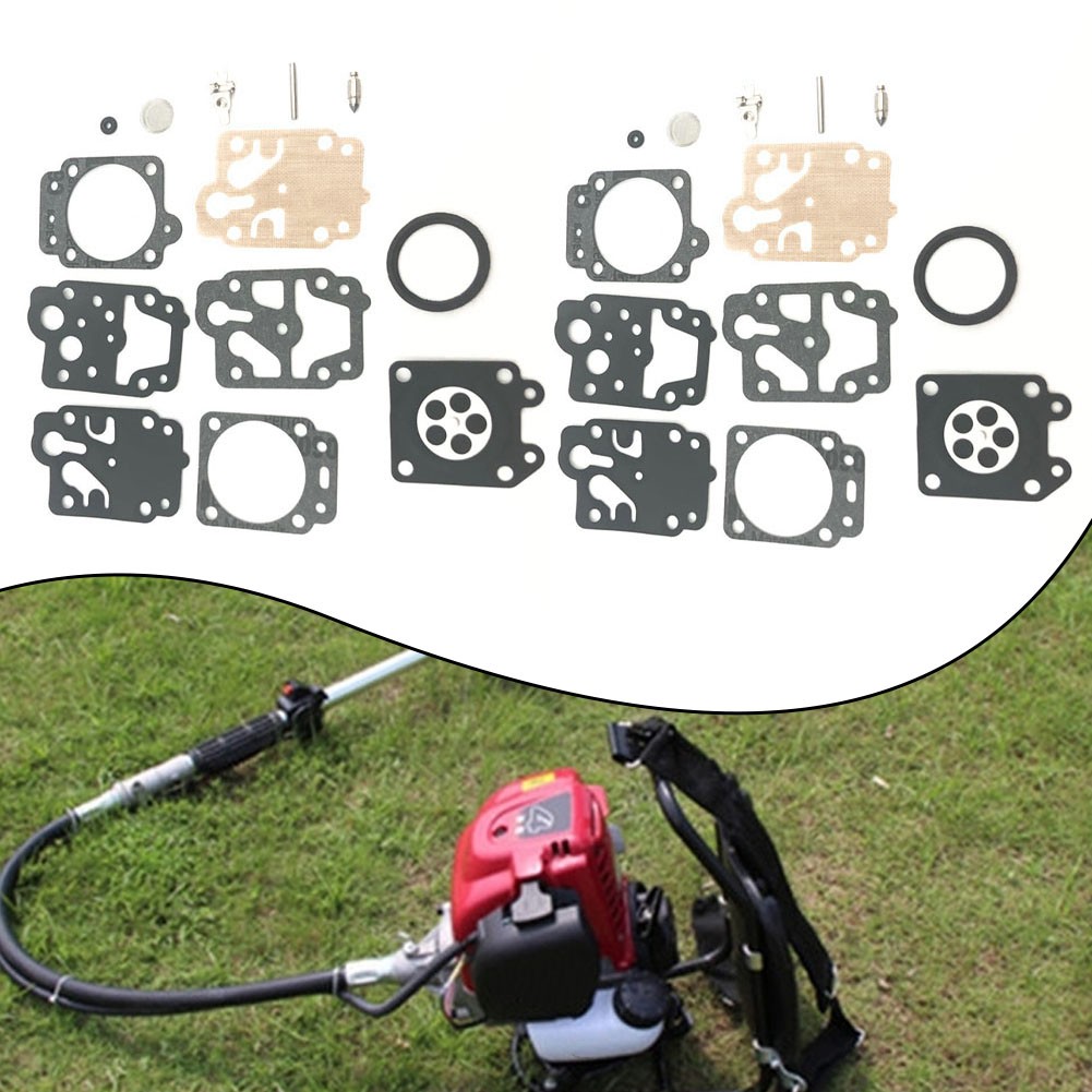 K20WYJ Compatible Carburetor Repair Kit 2 Sets with 13pcs Diaphragm Gasket Set - Picture 17 of 18