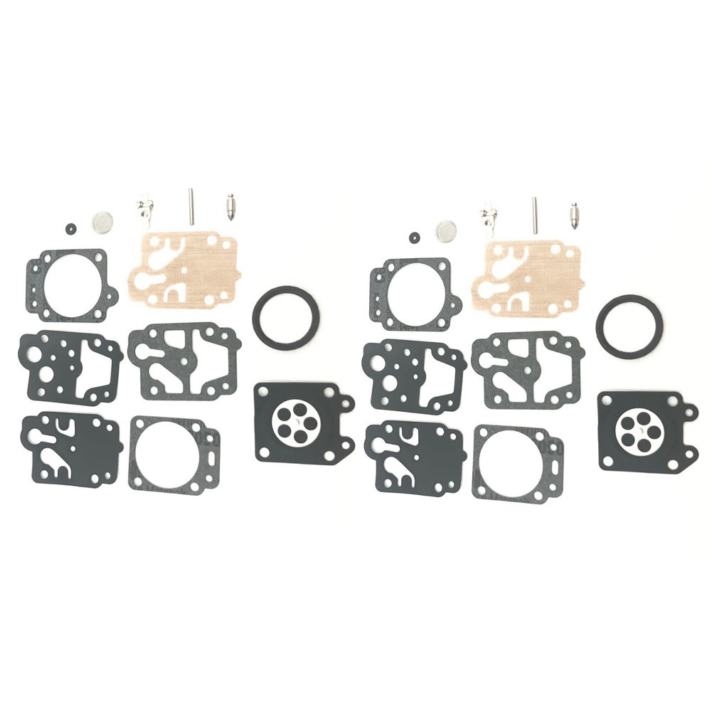 K20WYJ Compatible Carburetor Repair Kit 2 Sets with 13pcs Diaphragm Gasket Set - Picture 15 of 18