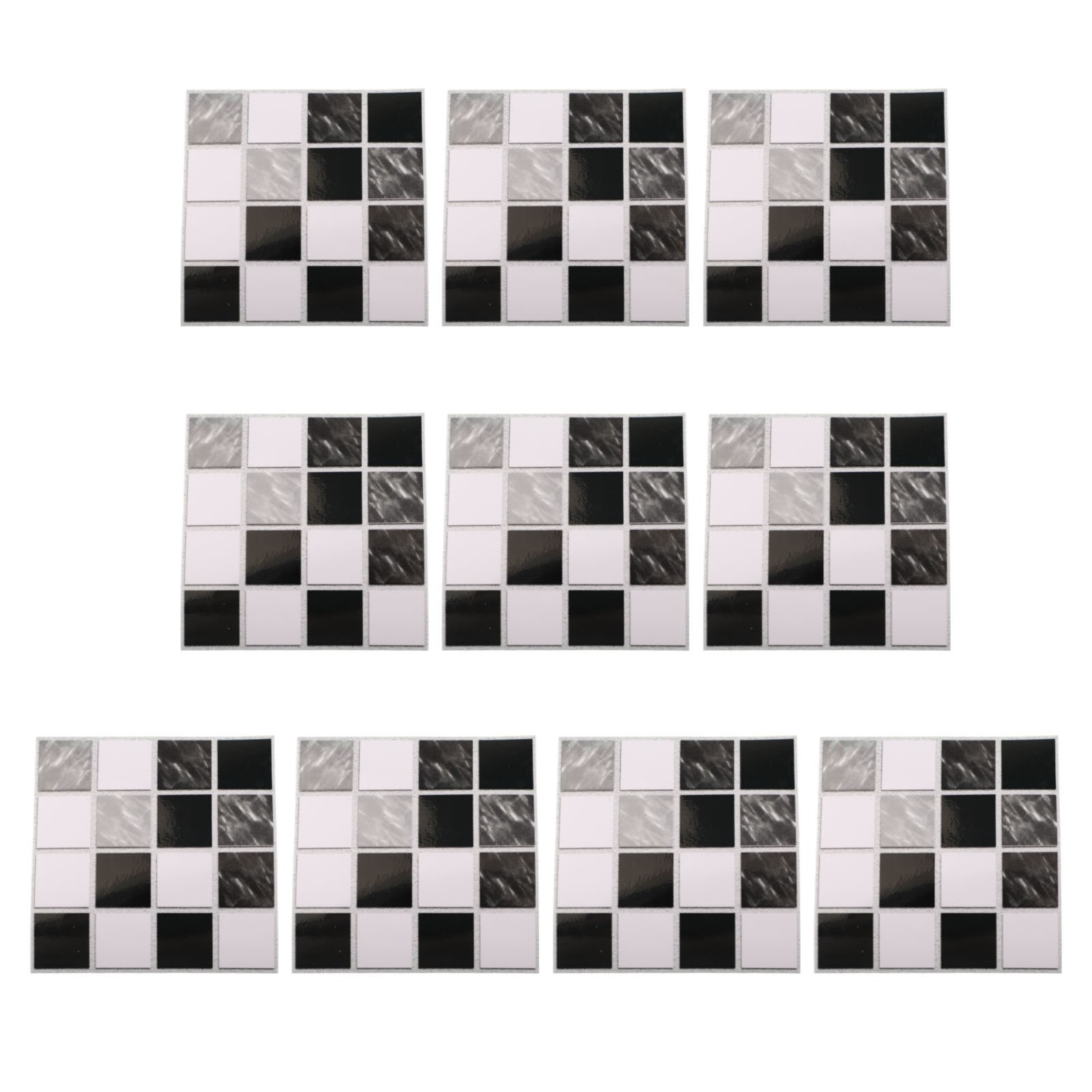 Fliesen Aufkleber Wohndeko 10% Kunststoff 10*10cm 10 Stück 3D Design umweltfreu - Bild 19 von 67