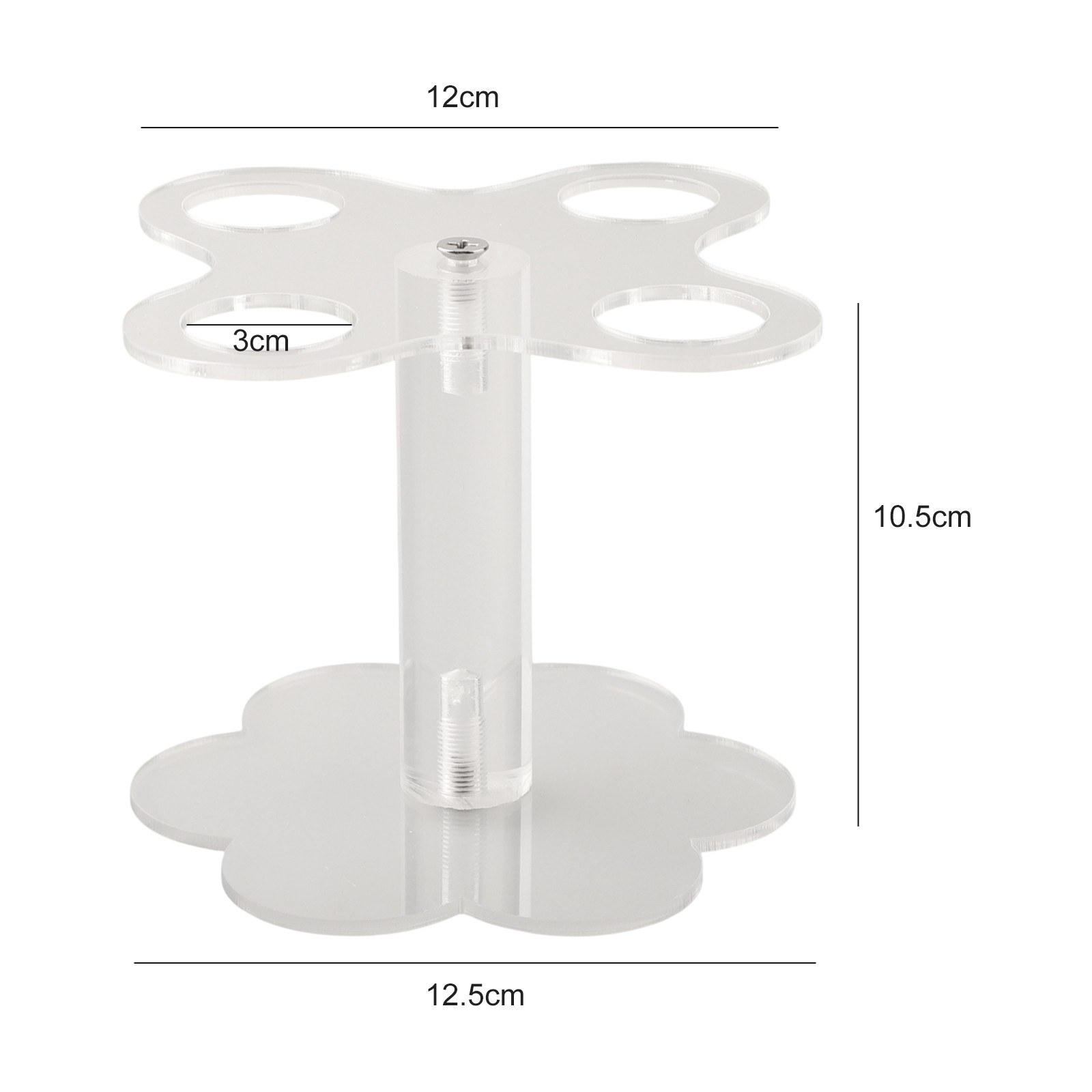 Acrylic Ice Cream Cone Holder, Chip Cone Stand, Countertop Desserts Display Rack