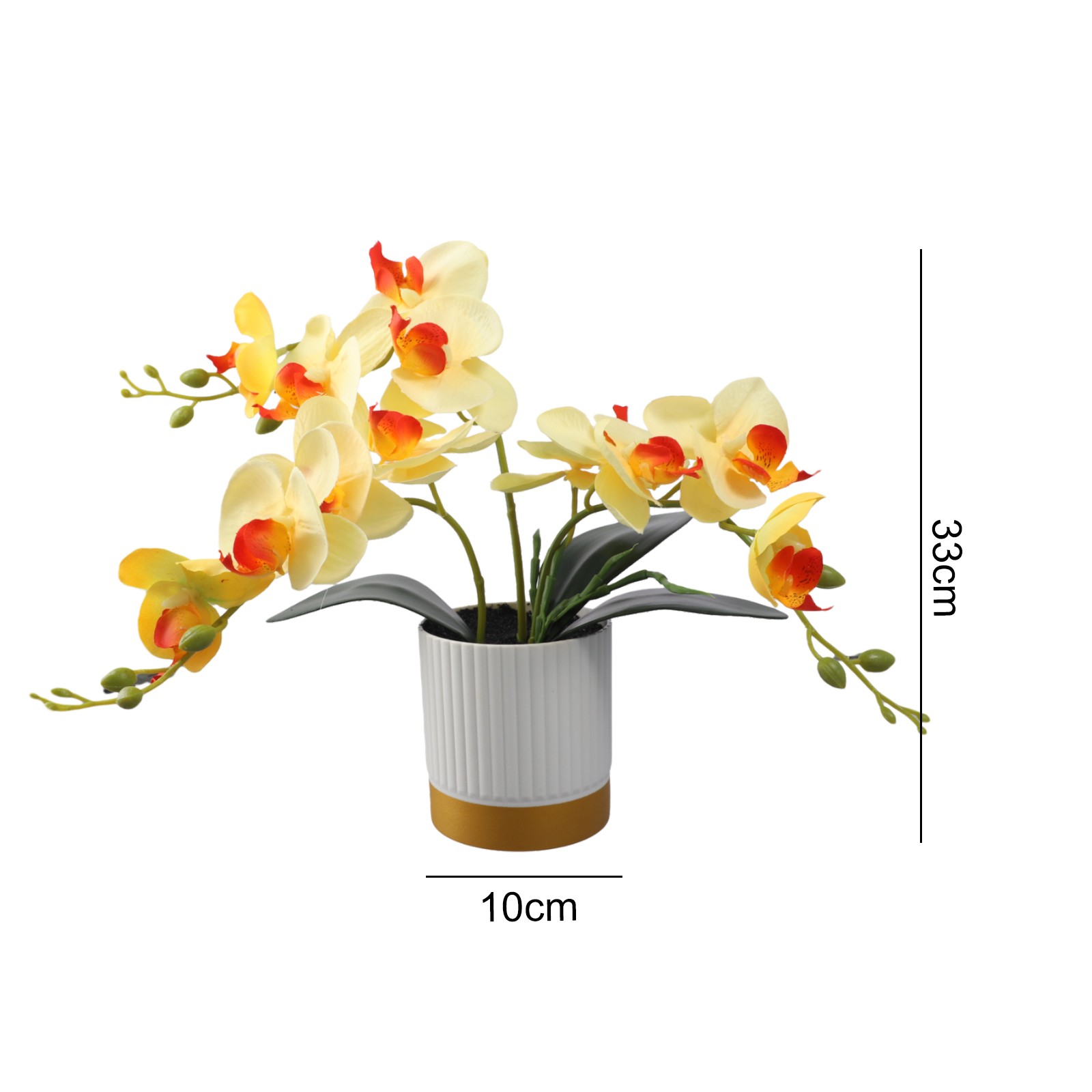 Realistic Phalaenopsis Bonsai Decoration Long lasting Artificial Orchid Flower - Picture 29 of 69