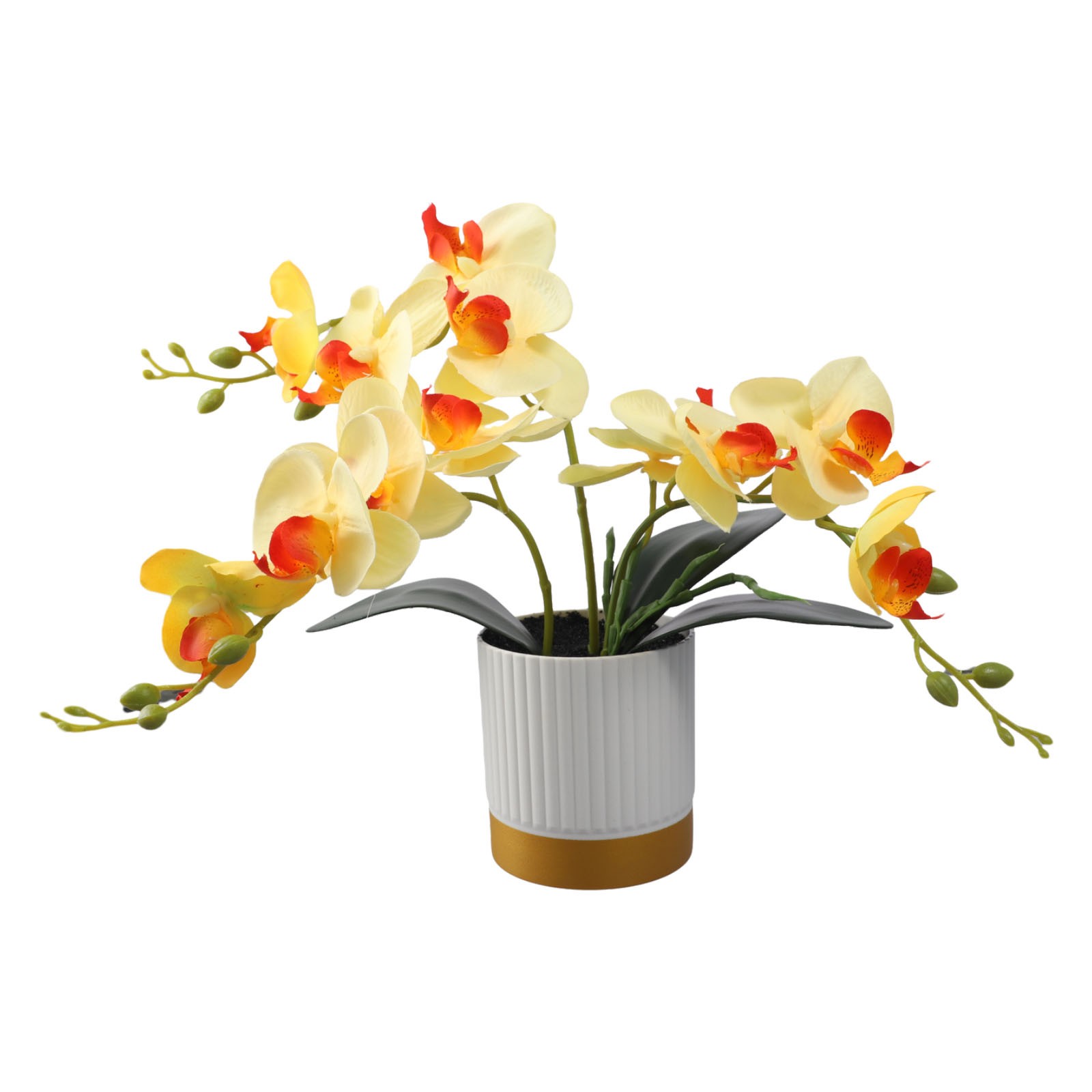 Realistic Phalaenopsis Bonsai Decoration Long lasting Artificial Orchid Flower - Picture 26 of 69