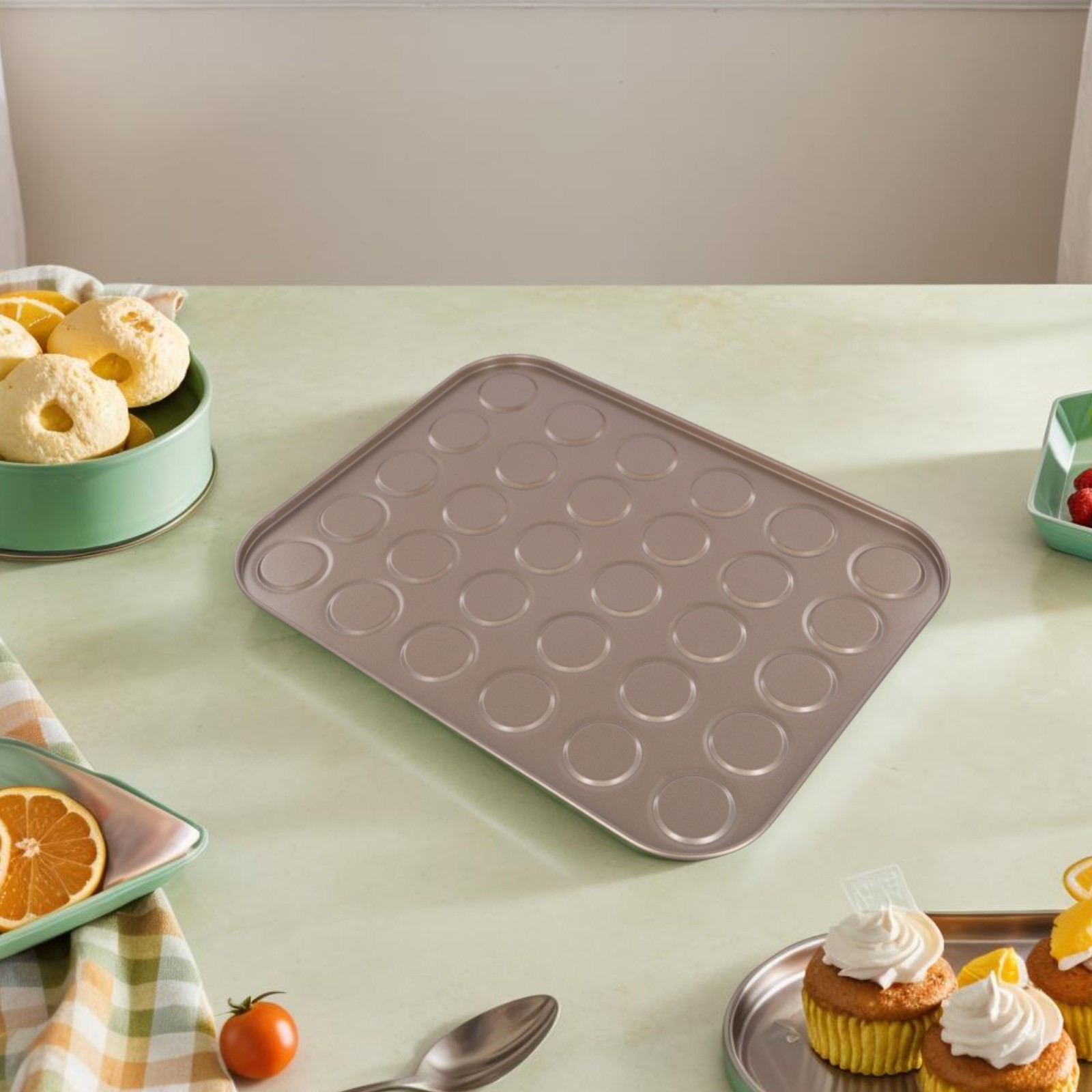 Erstellen Sie perfekte Macarons mit dieser DIY Schokoladengebäck Backblech Matt - Bild 19 von 28