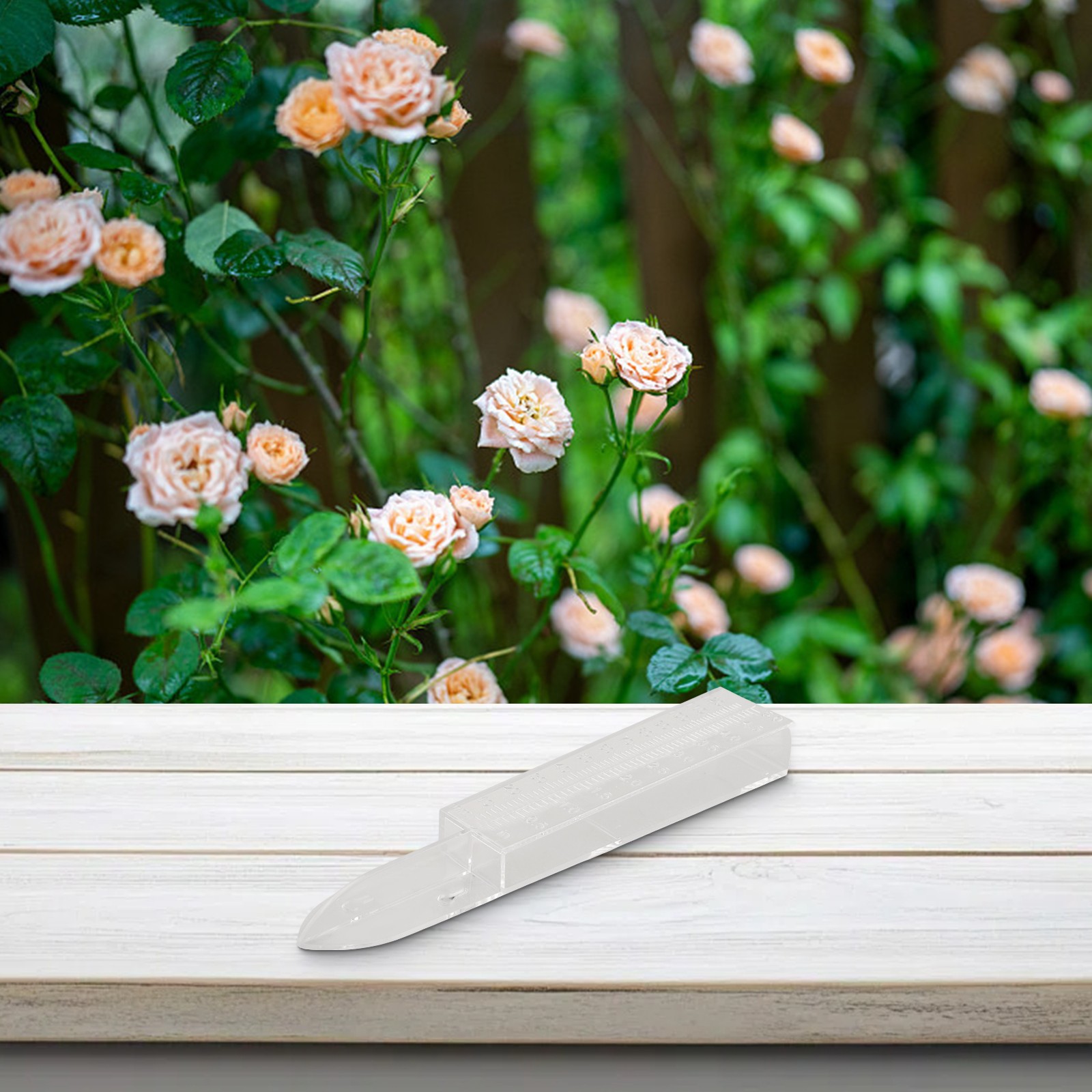 12 Stück Kunststoff Regen Wasserzähler klar leicht Must Have für Garten Rasen - Bild 16 von 28