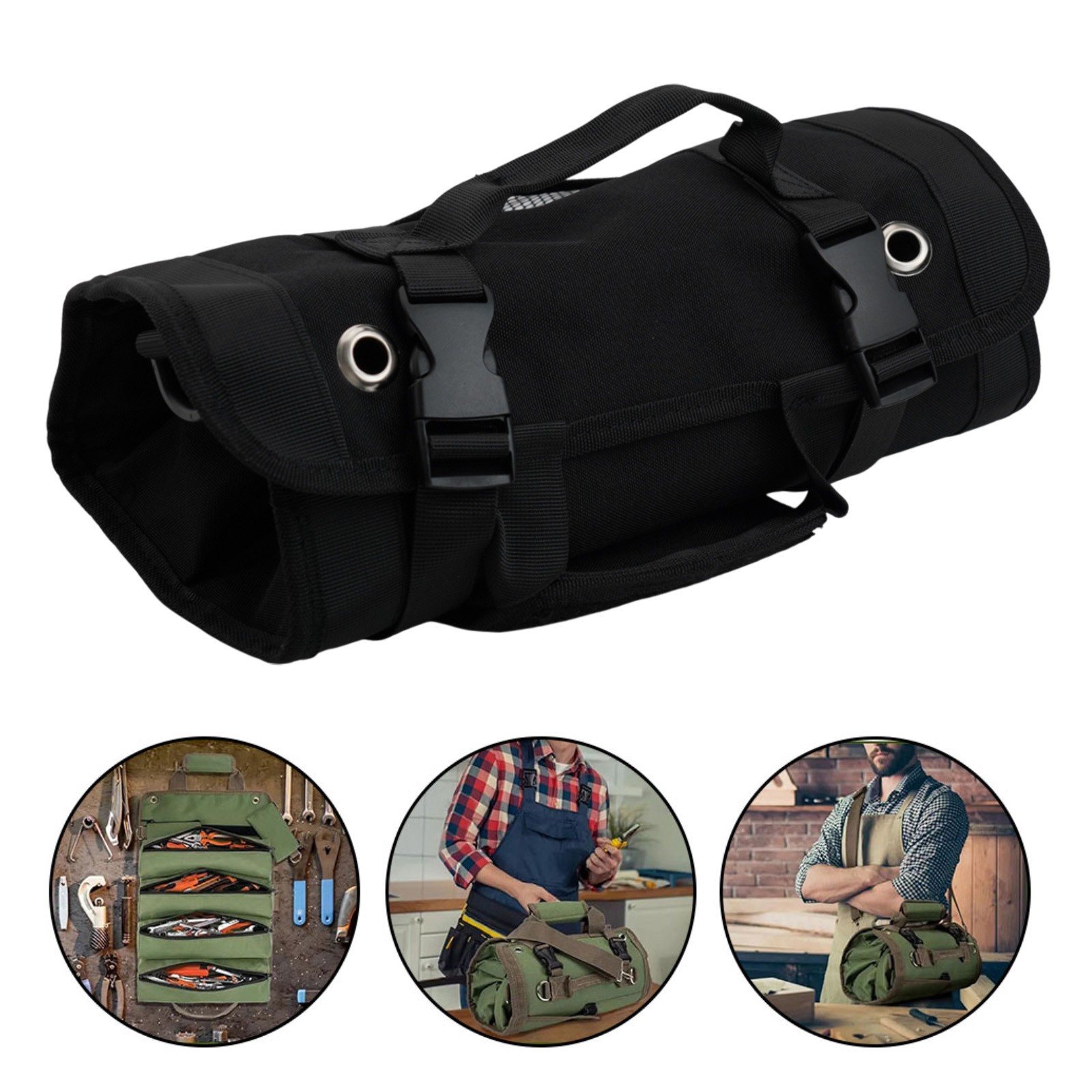 Mechanic Tool Bag Tool Organizer Tool Roll Up Bag Long-lasting Performance - Picture 24 of 30