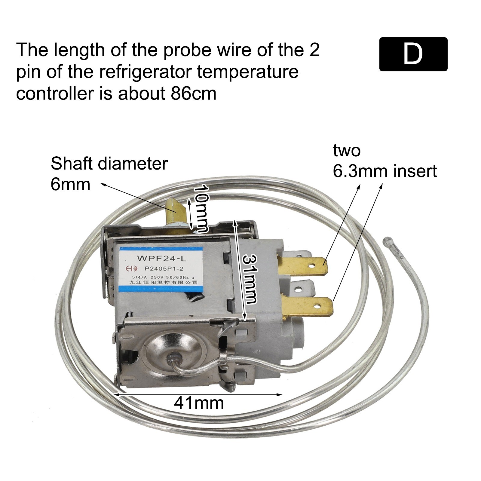 Quality Metal Thermostat Replacement for Efficient Refrigerator Cooling