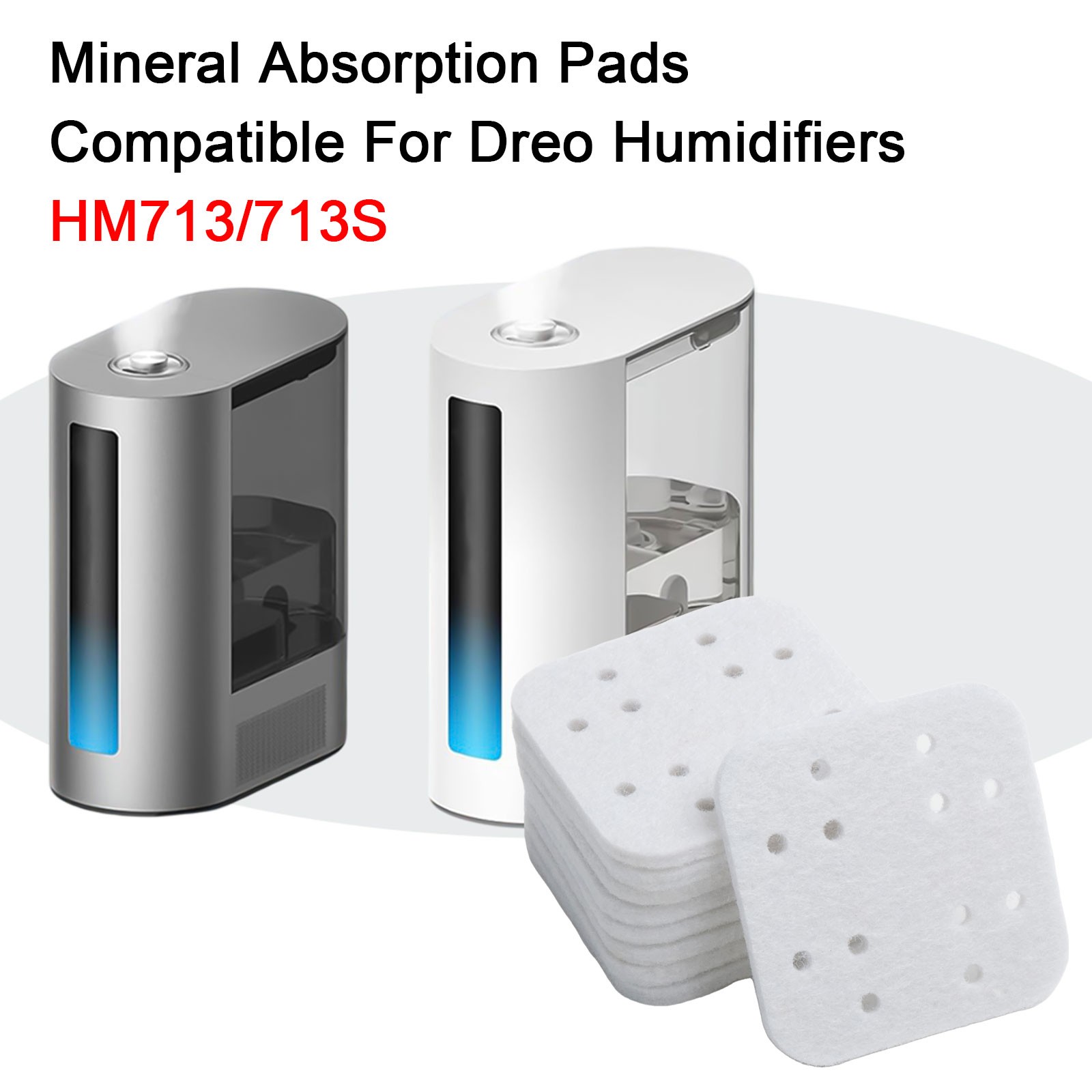 Reduce Limescale with For Dreo Humidifier Mineral Absorption Pads 16 Pack - Bild 34 von 44