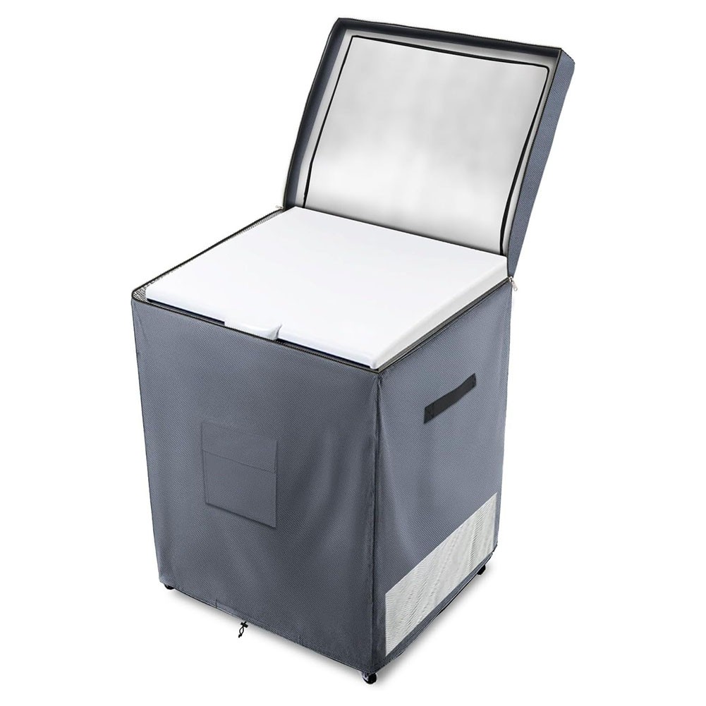 Chest Freezer Protective Cover with Double Opening Design Fits 7 0 Cu Ft - Picture 14 of 20