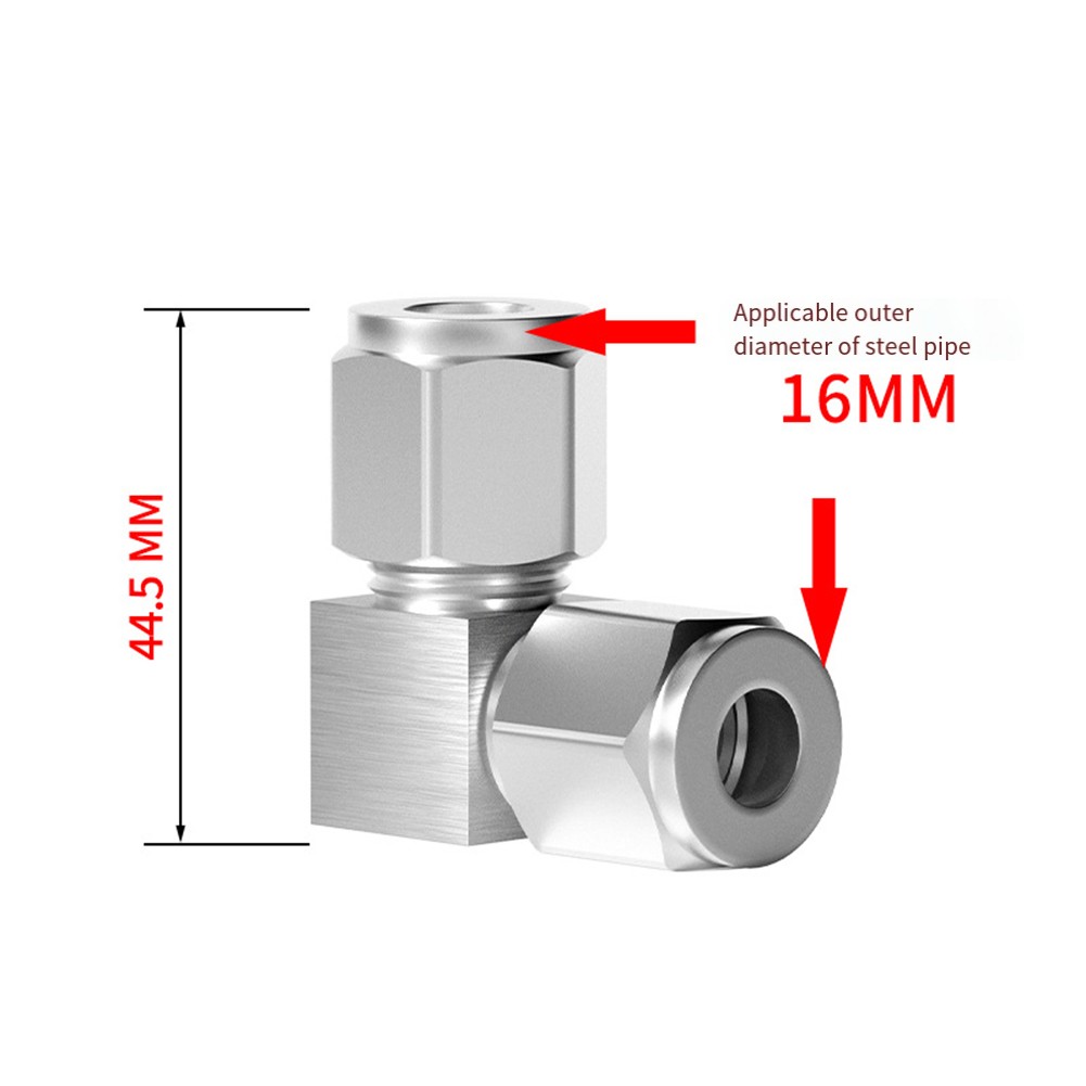 Stainless Steel Ferrule Joint Compatible with 14mm 16mm and 18mm Copper Pipes - Picture 9 of 14