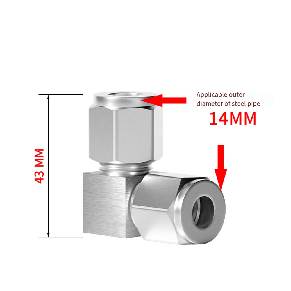 Stainless Steel Ferrule Joint Compatible with 14mm 16mm and 18mm Copper Pipes - Picture 6 of 14