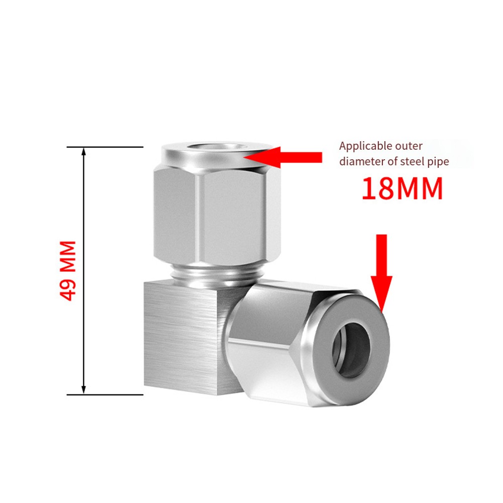 Stainless Steel Ferrule Joint Compatible with 14mm 16mm and 18mm Copper Pipes - Picture 12 of 14